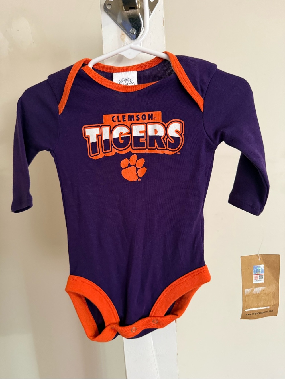 NWT Rivalry Threads Clemson Tigers Romper - Picture 3 of 9